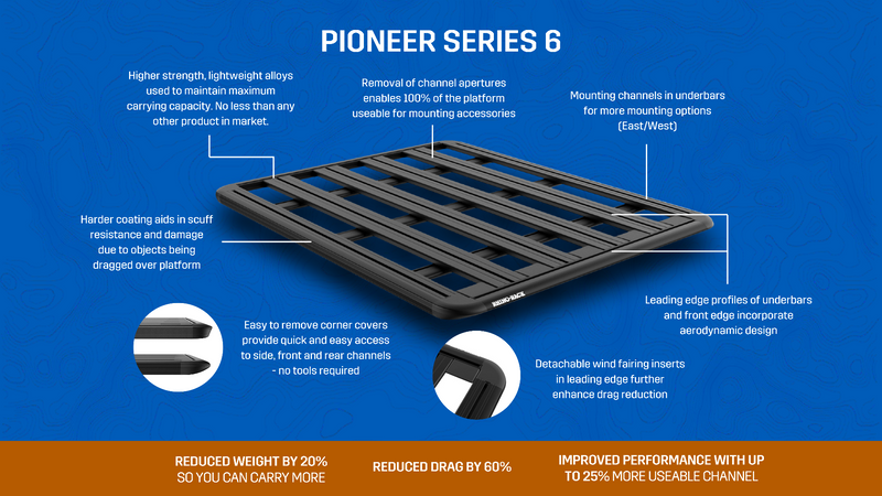 Rhino Rack 6 Series Pioneer Platform (900 x 1430mm) - 62112