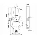 Stedi 35mm - 40mm Vice Bull Bar Tube Clamps BRKUNIV-35-40MM