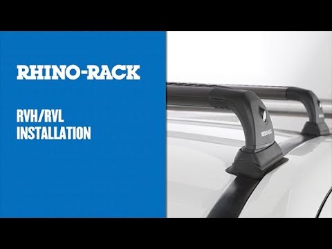 Rhino Rack RVP Black 2 Bar Roof Rack RENAULT Kangoo X76 1st Gen 2dr Van 09/04 to 11/10 RVP11