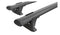 Prorack S Wing Thru Bar Roof Rack - Pair 1200mm Bars (Black) S16B