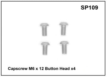 Whispbar Capscrew Button Head M6x12 x4 YSP109