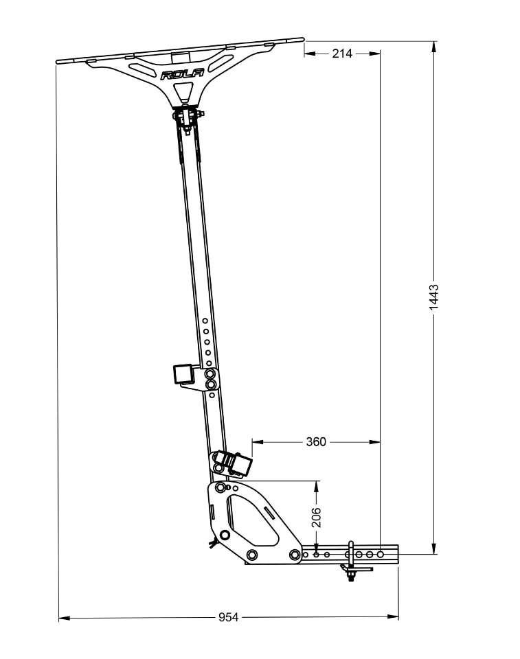 Rola Vertical Bike Rack - 3 Bike Carrier VBR3