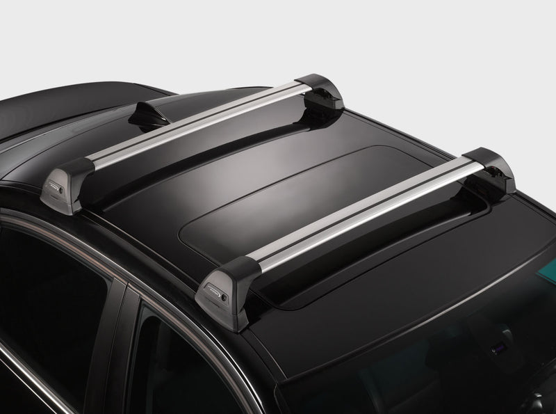 Yakima Flush Bar Silver Roof Rack Pair S27Y - 8050197